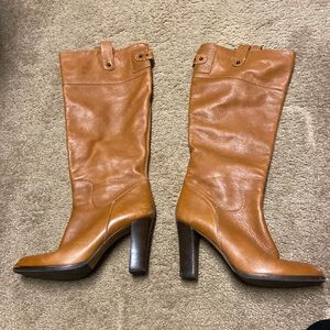 Banana republic size 8 camel high heel boot